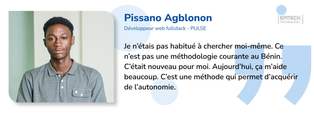 Coding Academy by EPITECH Bénin alumni Pissano Agblonon