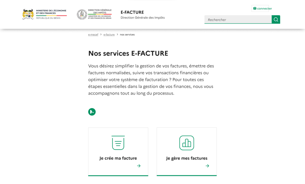 solution efacture fiscathon 2023 hackathon de la fiscalité bénin epitech